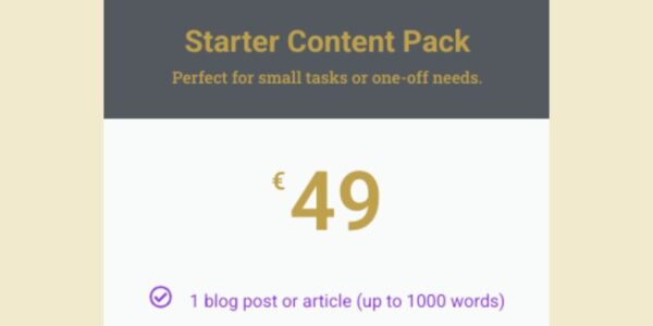 Starter Content Pack